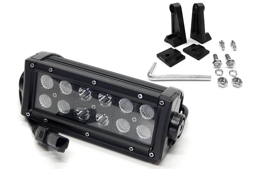 75075 – SOUTHERN TRU Light Bar, LED Bulb 6 Inch Length Straight Dual Row 12 Clear LED 3 Watt Bulb 36 Watt/ 3 Amp Draw...